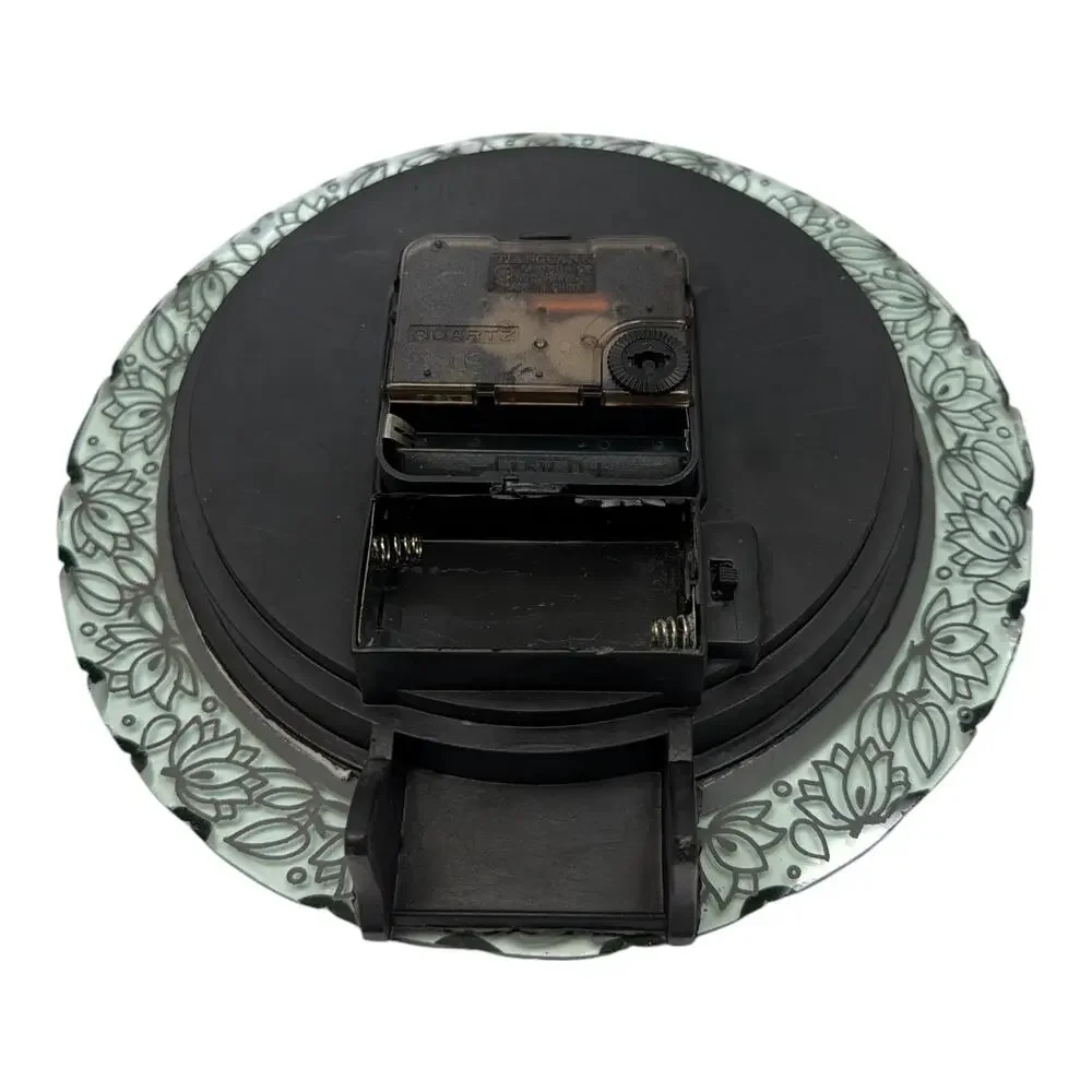 Tianguan M5188A Quartz Lighthouse Desk Clock Glass Frame Round Decorative